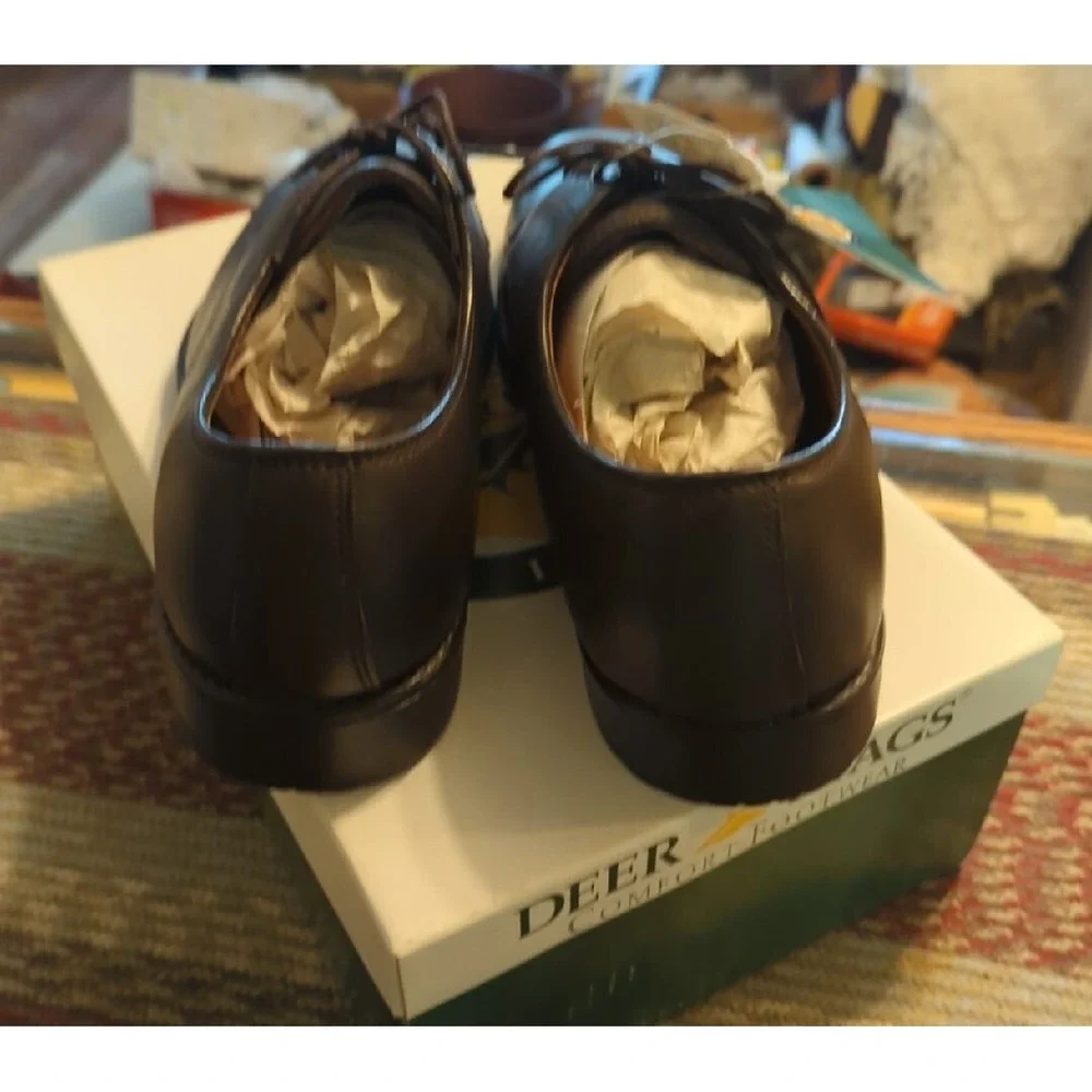 New Deer Stags Men Shoes Sz‎ 11M Oxford Casual Dress Brown Leather